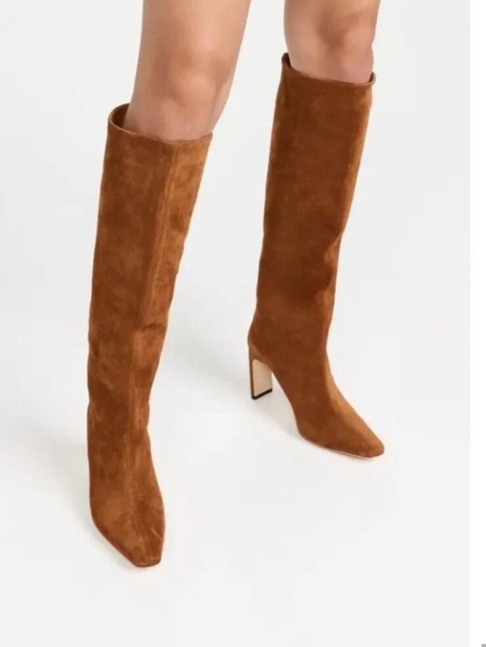 New Staud Wally suede knee high boots